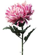 Chrysanthème artificiel, H 63 cm Rose - BEST