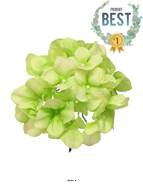 Hortensia artificiel en piquet, H 27 cm Crème vert - BEST