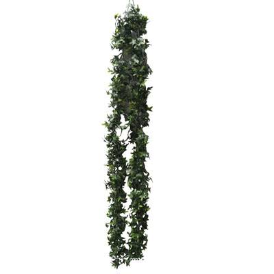 Guirlande de lierre artificiel L 260 cm plastique petites feuilles D 12 cm
