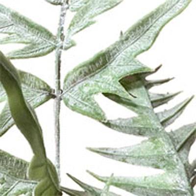 Guirlande de Fougère Plastique Verte artificielle Lg 205 cm D 23 cm 30 feuilles