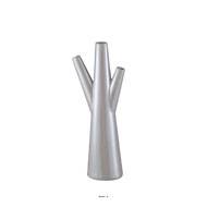 Vase Ceramique Blanche Perle L 16 x 8 2 x H 40 cm