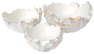 Bac Fibre de verre Sea Int. Bol D 70 x H 36 cm Creme