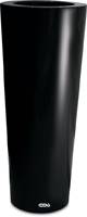 Bac fibres de verre robuste et revtement gelcoat qualit marine  48 cm H 121 cm Ext. colonne noir glossy