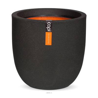 Bac en plastique top qualité Int/Ext. eggpot 35x34 cm noir