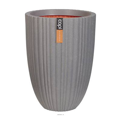 Bac Tube en plastique de qualité supérieure Int/Ext. bullet bas 55x73 cm gris