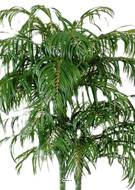 Palmier Areca artificiel 2 troncs H 240 cm 1692 feuilles en pot