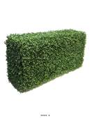 Haie de buis factice feuille plastique protect UV 100x3x50cm Vert-BEST