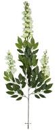 Branche de Glycine artificielle crème H 85 cm 81 feuilles 3 fleurs
