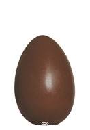 uf chocolat artificiel en lot de 12 en Plastique souffl H 17x10 cm