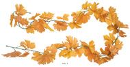 Guirlande de Vigne Automnale Artificielle 200 cm D 15 cm - 59 Feuilles Mixtes