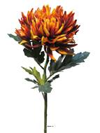 Chrysanthème artificiel, H 63 cm Orange - BEST