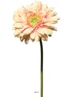 Gerbera artificiel, H 48 cm Rose pâle - BEST