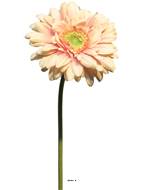 Gerbera artificiel, H 48 cm Rose pâle - BEST