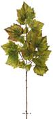 Branche de feuilles de vigne artificielle H 70 cm Vert