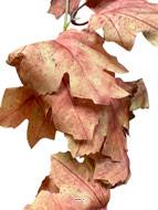 Guirlande d'Erable artificielle Automnale en tissu Lg 170 cm D 20 cm très dense