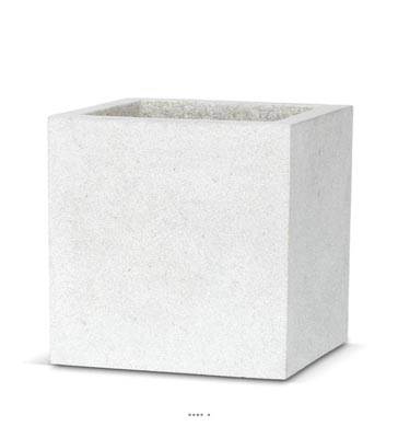 Bac en pures Fibres Mora Ext. Cube L 20 x 20 x H20 cm Gris Clair