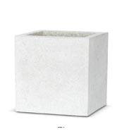 Bac en pures Fibres Mora Ext. Cube L 40 x 40 x H40 cm Gris Clair
