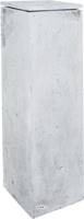 Bac polystone 35 cm x 35 cm H 100 cm Ext. carr haut gris ciment