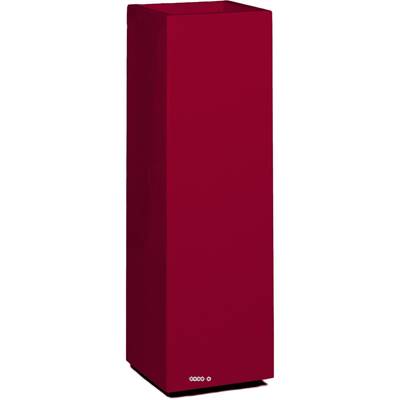 Bac fibres de verre gelcoat 40x40x120 cm Ext. carré haut rouge rubis