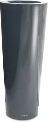 Bac fibres de verre gelcoat Ø 48 cm H 121 cm Ext. colonne gris glossy