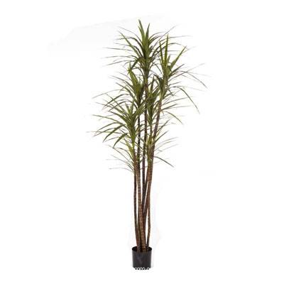 Dracaena magenta artificiel H 120 cm 141 feuilles en pot