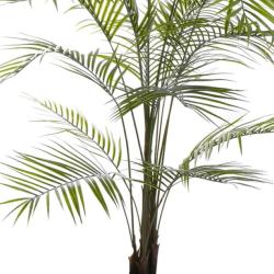 Palmier Areca artificiel H 195 cm en plastique anti-UV en pot