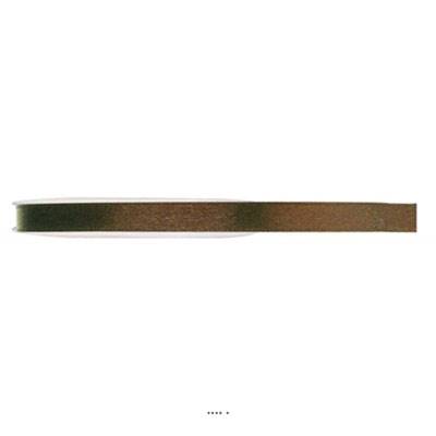 Ruban Tout Satin Chocolat 15 mm bobine de 25 m