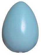 Œuf bleu artificiel en Plastique soufflé H 300x200 mm