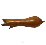 Patte de cochon artificielle L100x350 mm marron en plastique soufflé