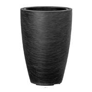 Bac fibres de verre/ composite Ext. bullet  35 cm H 47cm noir grav