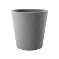Bac fibres de verre/ composite Ext cylindre bas 47cm H47cm gris fonc