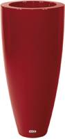 Bac fibres de verre robuste et revêtement gelcoat qualité marine Ø 38 cm H 80 cm Ext. bullet rouge rubis