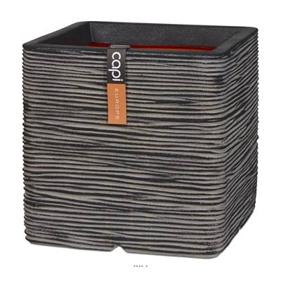 Bac Rib Top Qualité Int/Ext. cube 30x30x30 cm anthracite