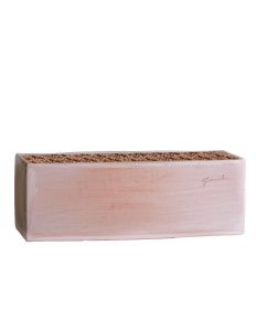 Jardinière haute contemporaine en terre cuite L 52 x l 20 x h 25 cm Terre cuite