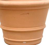 Cuvier moulure en terre cuite H 37 cm D 50 cm Terre cuite