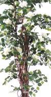 Bougainvillier arbre Crème factice H180cm L80cm Feuille textile en pot