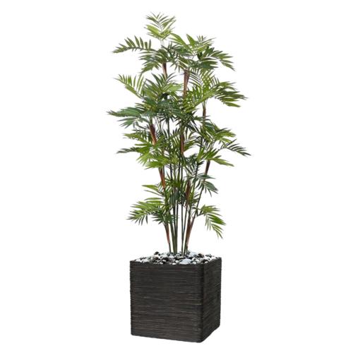 Palmier Parlour Artificiel H 200 cm 1232 feuilles 15 troncs en pot