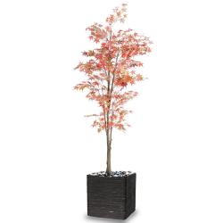 Aralia Arbre Artificiel H 220 cm D 90 cm Automne en pot