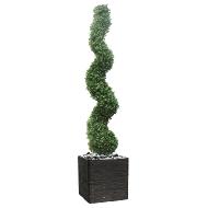 Spirale de buis artificiel en pot, H 150 cm, anti-UV - BEST