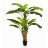 Bananier en pot artificiel 3 Troncs H 180 cm Vert