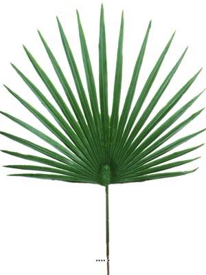 Feuille palmier Chamaerops X12 artificielle H 53 cm D 36 cm ext