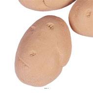 Pomme de terre artificielle Grande X 3 Plastique soufflé L 105x75 mm