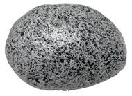 Pierre artificielle type moyen galet en Plastique soufflé L 200x120 mm