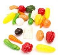 Legumes petits artificiels assortis en lot de 24 en Plastique souffl