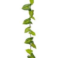 Guirlande de feuilles de Syngonium artificielles L 185 cm