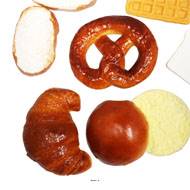 Pains artificiels assortis en lot de 12 en Plastique soufflé