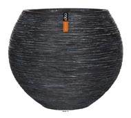 Bac Fibres et magnesium Hilo Ext. Boule D 62 x H48 cm Noir