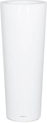 Bac fibres de verre robuste et revêtement gelcoat qualité marine Ø 48 cm H 121 cm Ext. colonne blanc glossy