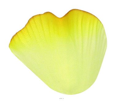 pétales de Rose artificiels x 100 Jaune avec Feuilles en tissu