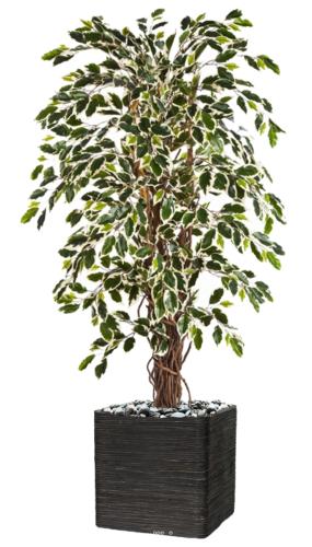 Ficus Lianes artificiel panache H 120 cm 432 feuilles en pot